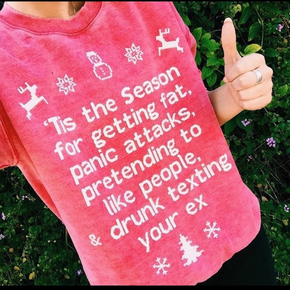 Jak Vanek holiday sweatshirt